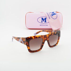 Missoni MIS 0153/S 0C9B HA Square Sunglasses - Havana/Brown